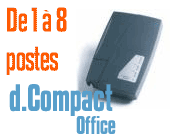De 1 à 8 postes->central D